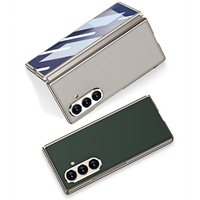 Étui de téléphone portable GKK pour Z Fold 7/6 en PC, antichoc avec support intégré, design simple et tendance, 9 couleurs