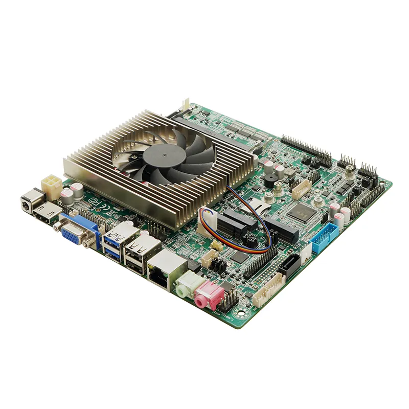 Core i5 1135G7 Industrial Fan Cooling Main Board X86 Motherboards DDR4 Thin Mini ITX Motherboard mit 2 Lan 6 Com-Ports