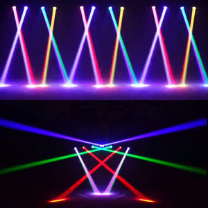 180W 4 đầu di chuyển đầu ánh sáng RGBW <span class=keywords><strong>Strobe</strong></span> hiệu ứng ánh sáng sân khấu DMX512 điều khiển bằng giọng nói thanh biểu diễn cho <span class=keywords><strong>DJ</strong></span> Disco Show bên sự kiện - Product Image 4