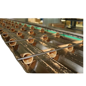 Thượng Hải Nhà Máy Quy Mô Nhỏ Giá Rẻ Tự Động Kem Wafer Cone Hình Thành Nướng Máy Làm Cone Dây Chuyền Sản Xuất - Product Image 1