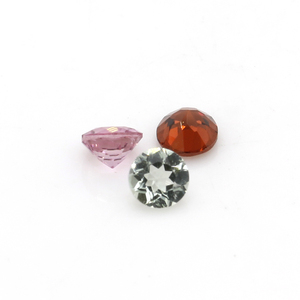 Gema de turmalina Natural para fabricación de joyas, máquina de forma redonda de colores combinados, precio al por mayor - Product Image 4