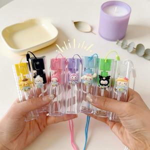 Mini flacon pulvérisateur portable à motif de dessin animé mignon avec cordon, rechargeable, pour étudiants, voyage, soins de la peau, eau et parfum - Product Image 1