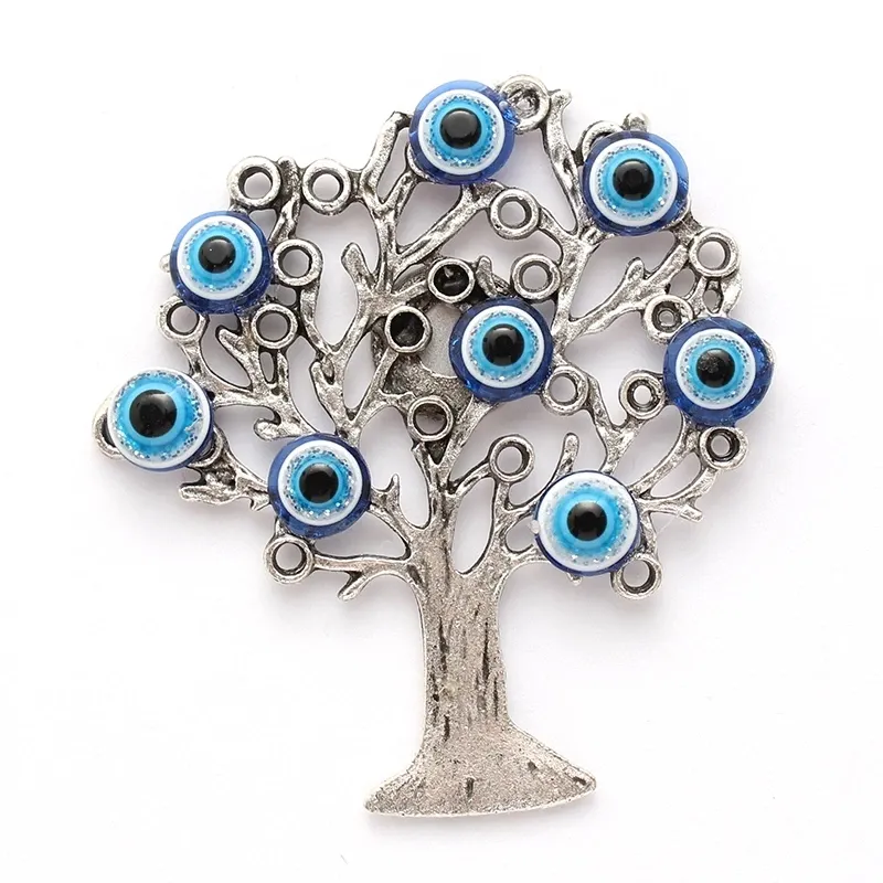 Lucky Eye Life Tree Charms Magnets Demon Eye Jewelry Decal Art Wall Room Magnetic DIY Jewelry Accessories Brooch