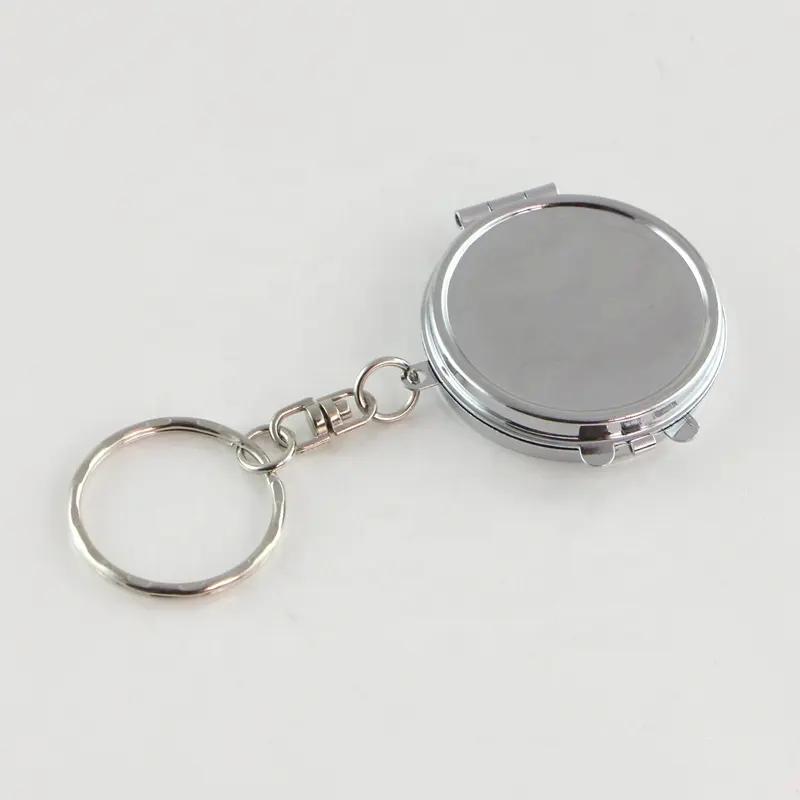 Mirror keychain is convenient for life, Logo can be customized