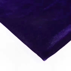 Home Deco Upholstery Polyester Woven Brushed Korea Velour Sofa Cover Fabric Plain Dyed Solid <strong>Purple</strong> Micro <strong>Velvet</strong> Model 5000 - Product Image 1