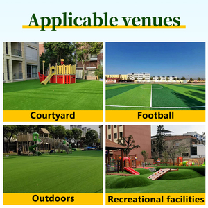 Thân thiện với môi màu nâu trong nhà bóng bàn giải trí thể thao sân cỏ đàn hồi tốt cỏ nhân tạo cho mục đích trang trí - Product Image 5