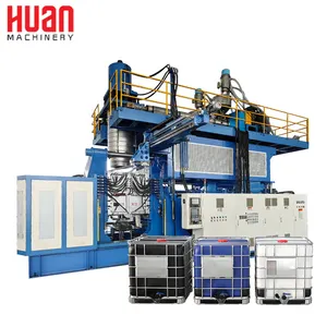 Hdpe multi layers 2 layers chemical water oil 1000lt ibc tote container ibc tank extrusion blow molding making machine