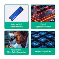 قرص صلب NVMe 3.0 SSD للكمبيوتر المكتبي/المحمول، واجهة PCIe 3.0 NVMe M.2 SSD، سرعة قراءة تصل إلى 2200 ميجابايت/ثانية