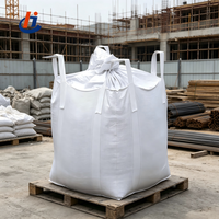 Sac de sable blanc à 4 boucles, fond croisé, 1000 kg, sac de sable en polypropylène, production d'usine, sac de sable 1 tonne