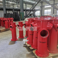 Hydrant d'incendie extérieur sur colonne en fonte DN100 1,6 MPa personnalisable OEM CA-Fire pour systèmes de protection incendie
