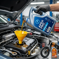 Étiquettes autocollantes résistantes aux produits chimiques pour huile moteur, synthétiques, imperméables, robustes, pour bidons d'huile moteur (1L/4L) et seaux de 20L