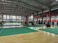 Estructura de acero ligera prefabricada para gimnasio de gran envergadura