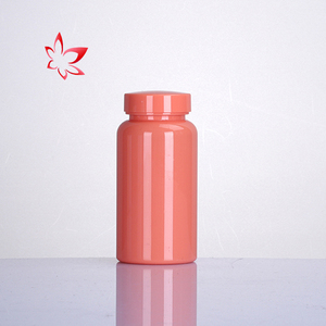 Venta al por mayor transparente rosa azul verde amarillo púrpura naranja personalizado colorido píldora tarro 100mL tableta botella de plástico - Product Image 6