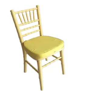 彩色酒店家具派对活动餐厅可堆叠木质chiavari椅子幽灵蒂芙尼儿童椅