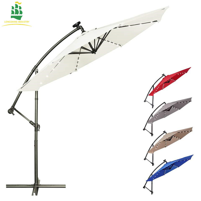 LS Solar LED Patio Umbrella with