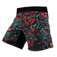 Tonton Personnalisé Judo Grappling Formation Coupe Haute Camouflage Polyester Gym Court Combat En Gros Muay Thai Boxe Mma Shorts Blan