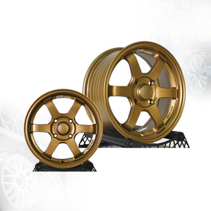 Jantes en alliage d'aluminium 3R haute performance bronze foncé TE37 Saga S-Plus 16x7 4H100 ET38 légères pour amélioration automobile Malaisie 03237-V3 - Product Image 3