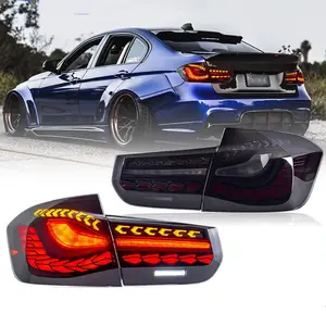 ไฟท้ายรถขนาดมังกรสำหรับ2012-2018 BMW 3 Series F30 GTS ไฟท้าย LED M4 GTS อัพเกรด