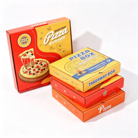 Boîtes à pizza jetables 8 9 10 12 pouces, conteneur à pizza vide, boîte d'emballage spéciale pour la livraison de plats cuisinés