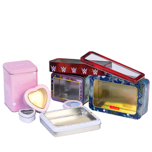 Hộp Thiếc Bằng Nhôm Hình Chữ Nhật Rỗng Với Cửa Sổ <span class=keywords><strong>Pvc</strong></span> Rõ Ràng - Product Image 5