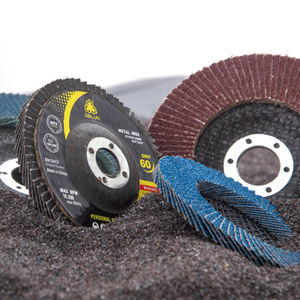 DELUN Chine Direct haute Performance 115 mm oxyde de zircone roue à lamelles en acier inoxydable pour meuleuse de colère - Product Image 4