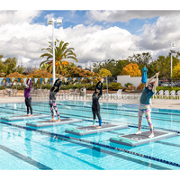 Venta al por mayor inflable Aqua agua flotante piscina de agua Fitness Mat colchón de aire flotante