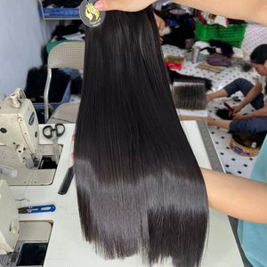 CDYHAIRVN Vente en gros 3 lots de cheveux humains vierges vietnamiens lisses comme des baguettes, qualité 10A, 20 22 24 pouces B2B - Product Image 2