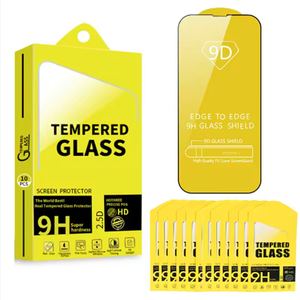 Téléphone mobile verre trempé 0.33mm écran usine vente en gros 9D <span class=keywords><strong>Film</strong></span> de protection pleine colle protecteur d'écran pour tous les modes de téléphone - Product Image 2