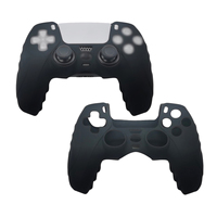 Coque de protection en silicone souple antidérapante avec texture texturée, disponible en plusieurs couleurs, pour manette PS5 DualSense, avec une meilleure adhérence.