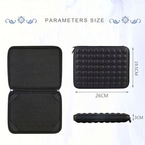 Durable Black EVA Multi-Functional Tablet Storage <b>Bag</b> Case Modern Waterproof Shockproof Pad Pro/Air Design Lightweight for Work - Product Image 3