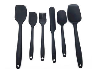 <strong>Silicone</strong> <strong>Spatula</strong> Set with Stainless Steel Core Utensils - Product Image 4