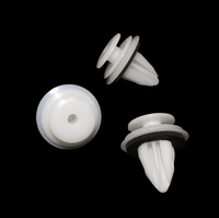 Nouveaux clips de fixation pour panneaux de porte en nylon blanc, joints d'étanchéité, rivets en plastique pour garnitures intérieures automobiles, universels, antichoc pour panneaux de voiture