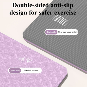 Faltbare Yogamatte Rutschfeste Verdickte TPE-Matte für Yoga Fitness Übungen Tanzmatte für Schlaf und Erholung - Product Image 5