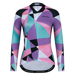 Femmes à manches longues respirant descente cyclisme maillot vtt tout-terrain <span class=keywords><strong>moto</strong></span> vêtements de sport VTT vélo vêtements - Product Image 1