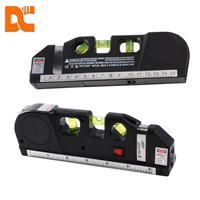 Niveau à bulle multifonctionnel de haute précision, OEM personnalisé, précision +/-10 mm, ruban à mesurer 0-5 m, niveau laser