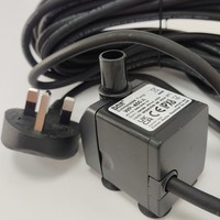 Pompe à eau submersible haute pression 450L/H en ABS certifiée UKCA pour fontaine de jardin, personnalisable OEM