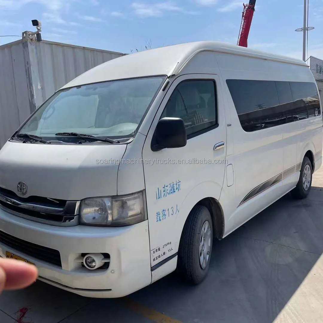 Best Verkopende Prijs 2015/2016/2018 Gebruikt Toyota Hiace Bus 13Seater Hoge Dak Bestelwagen