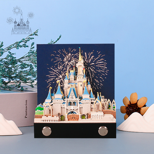 Nuovi Arrivi: Calendari 3D a Forma di Castello di Cenerentola per Decorazioni e Regali di <span class=keywords><strong>San</strong></span> <span class=keywords><strong>Valentino</strong></span> - Product Image 2