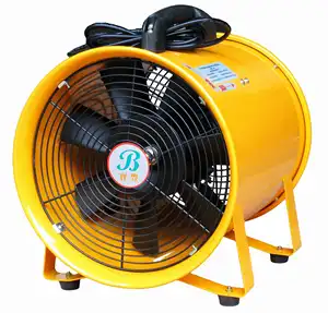 8/10/12/14/16/20/24 inch portable axial ventilating blower fan for hose flexible duct