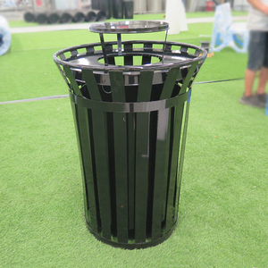 Fábrica al por mayor <span class=keywords><strong>de</strong></span> rejilla <span class=keywords><strong>de</strong></span> metal al aire libre <span class=keywords><strong>cubo</strong></span> <span class=keywords><strong>de</strong></span> <span class=keywords><strong>basura</strong></span> parque comercial <span class=keywords><strong>de</strong></span> acero cubos <span class=keywords><strong>de</strong></span> <span class=keywords><strong>basura</strong></span> <span class=keywords><strong>de</strong></span> metal para el <span class=keywords><strong>exterior</strong></span> - Product Image 2