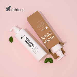 <span class=keywords><strong>YFF</strong></span> Logo personnalisé 300ml/500ml/750ml Shampooing Après-shampoing Bouteille blanche Pompe distributrice noire Gel douche Savon pour les mains Sérigraphie - Product Image 6