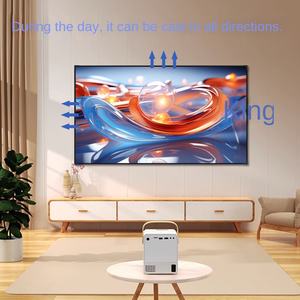 Écran de <span class=keywords><strong>projection</strong></span> Fresnel anti-lumière à <span class=keywords><strong>cadre</strong></span> intégré pour vidéoprojecteur ultra-courte focale, format 16:9, à fixation murale - Product Image 3