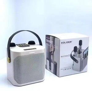 S882 Đôi Micro Loa Di Động 360 <span class=keywords><strong>Stereo</strong></span> Surround Không Thấm Nước Không Dây Với Kép Microphone Boombox Loa Với LED - Product Image 2