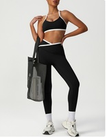 Nuevo conjunto de yoga para mujer, conjunto de Yoga de 2 piezas, traje de entrenamiento, ropa, chándal, gimnasio, conjuntos de fitness