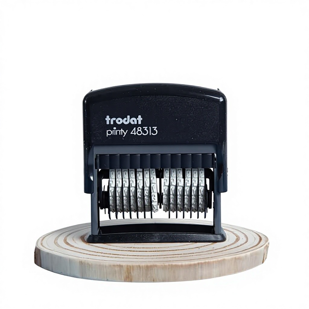 48313-13 Bandes de caractères Boîtier noir