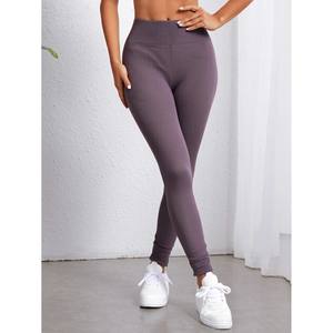 Pantaloni Sportivi da Donna a Vita Alta, Tinta Unita, Vestibilità Comoda, Stile Hip Hop, Gamba Svasata, Materiale Traspirante, Suzhen SZ-25 Taglia XL - Product Image 5