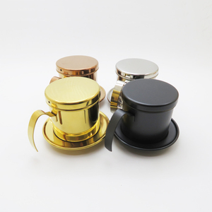 <span class=keywords><strong>Cafetière</strong></span> à <span class=keywords><strong>filtre</strong></span> individuel WELAND en acier inoxydable 304, pour café vietnamien, idéale pour les baristas, construction métallique - Product Image 1