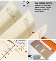 AI-MICH Vente en gros de carnets personnalisés A5 en film PET transparent avec paillettes, sublimables, ensemble cadeau mignon avec stylo personnalisé