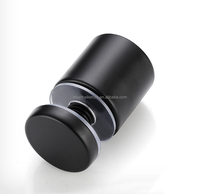 Vis de fixation publicitaire en acier inoxydable noir/or/blanc, support de panneau en verre LED acrylique