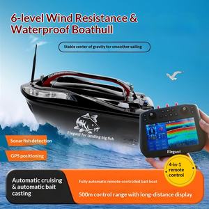 Feilang ระดับไฮเอนด์มีรีโมทคอนโทรล4-in-one 25ปีตำแหน่ง GPS ตกปลาคาร์พยุโรปเรือทำรังแบบไร้สาย - Product Image 2